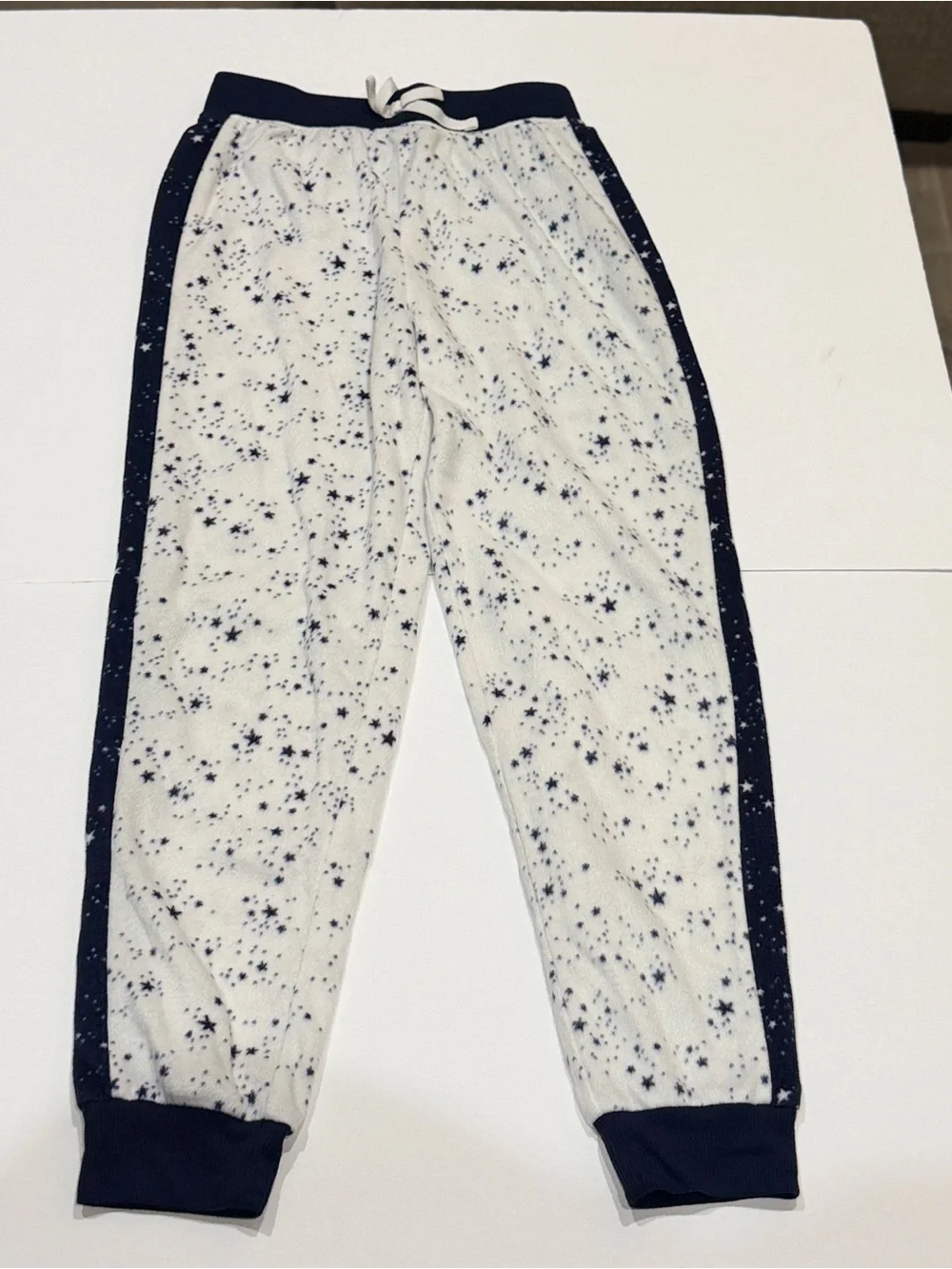 BCBG Girls Navy and White Star Print Raglan Pajama Set